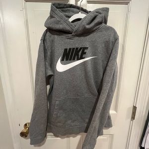 Boys XL gray Nike hoodie